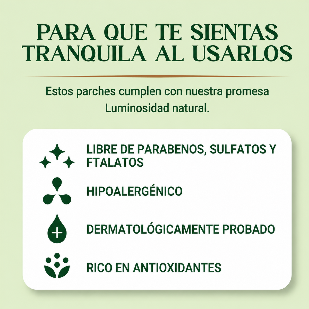 Lunea™ Parches Despigmentantes y Aclarantes